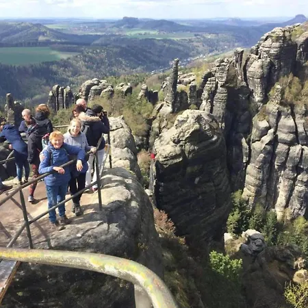 Holiday Home Right In The Heart Saxon Switzerland Feriehus *